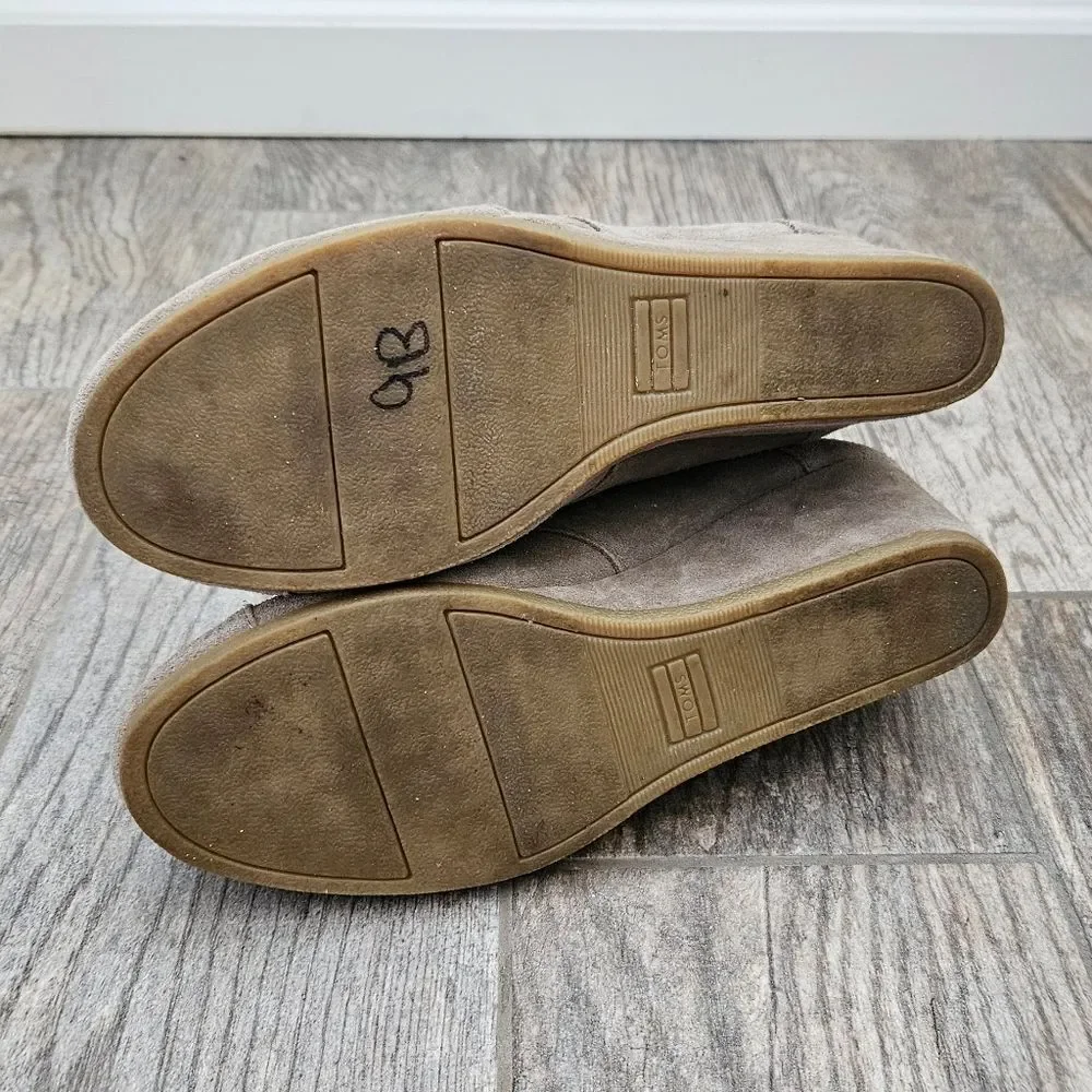 Toms Kala Suede Wedge Ankle Boots